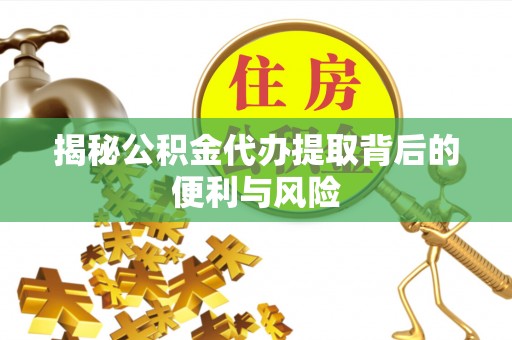 罗江揭秘公积金代办提取背后的便利与风险