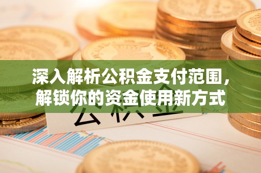 罗江深入解析公积金支付范围，解锁你的资金使用新方式