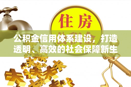 罗江公积金信用体系建设，打造透明、高效的社会保障新生态