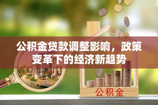 罗江公积金贷款调整影响，政策变革下的经济新趋势