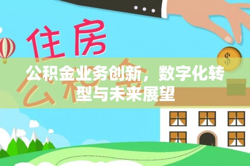 罗江公积金业务创新，数字化转型与未来展望