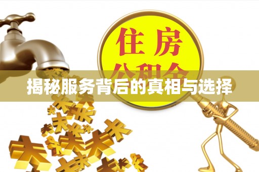 罗江揭秘服务背后的真相与选择